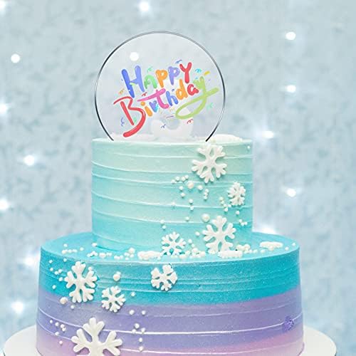 Yalikop 10 Pcs 6 Inch Acrylic Blanks Ornament Round Clear Acrylic Christmas Disc Circle Clear Christmas Ornaments Blank Plastic DIY Disc Circle Crafts for Xmas Decor Crafting Making and Painting