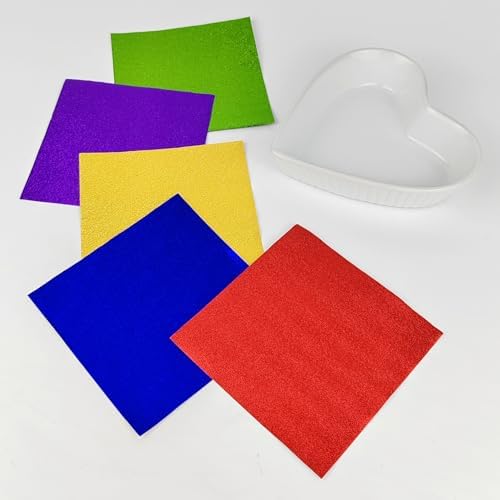 100 PCS Foil Candy Wrappers, 4x4 inches Chocolate Candy Wrappers aluminum foil sheets, DIY Homemade Candy Packaging for Christmas, Easter, Thanksgiving, and Birthday Party (Gold)