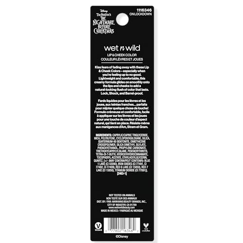 wet n wild Nightmare Before Christmas Lip & Cheek Color-On Lockdown