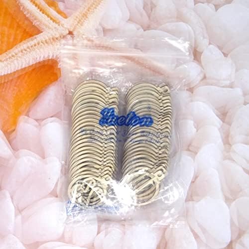 yueton 50PCS 1-25 Wooden Numbers Ornaments, Unfinished Number Wood Pieces Wood Slices Wood Chips, Wooden Gift Tags, for Birthday, Wedding, Halloween, Christmas, Thanksgiving, Advent, New Year