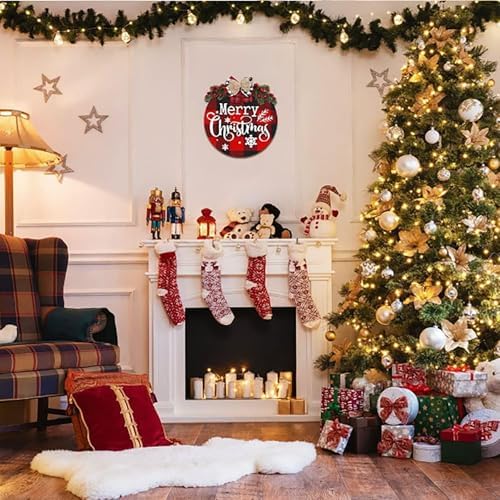 10 Pack Blank Unfinished Christmas Decorations Round Wood DIY Crafts Signs 2mm Basswood Sheets for Laser Cutting 12 Inch Wooden Door Hanger Sign DIY Painting Halloween