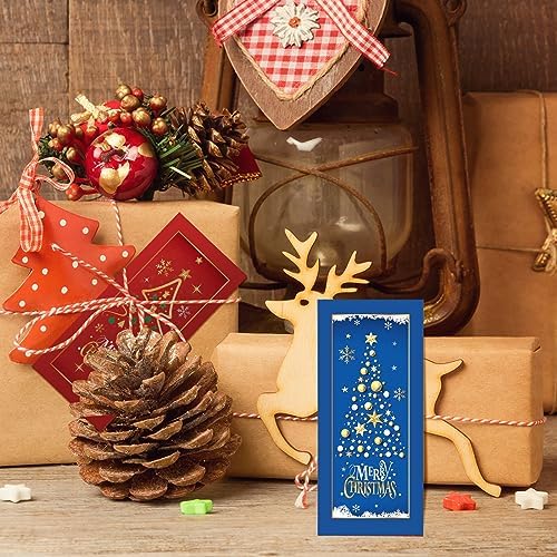 150 Pcs Christmas Currency Envelopes Xmas Money Cash Greeting Card Holder Winter Christmas New Year Greeting Envelopes for Cards Cash Tips Coins Presents Gift Company Bonuses 2.88 x 6.5" (Tree Style)