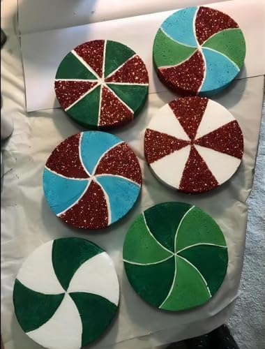 Crafare 6 Inch Round Foam Circles for Crafts 20 Pack 1 Inch Thick Polystyrene Round Discs White for Wedding Holiday Christmas Crafts Making and School Projects DIY