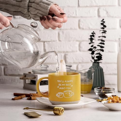 Aunt Gift Ideas Aunt-Tea Mug - Birthday Gifts for Women Auntie Best Ever Gifts Christmas Gift Ceramic Coffee Mug 12.8oz