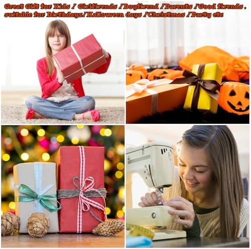 10Pcs Voodoo Doll Kit, Real Voodoo Dolls with 9 Skull Pins Creepy Ghost Doll Revenge Spells Voodoo Doll Relieve Stress Horror Doll for Halloween Christmas Birthday Gi-ft Ornament Decoration (White)