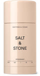 Salt & Stone Aluminum Free Deodorant | Extra Strength 48 Hour Protection for Women & Men | Made with Seaweed Extracts, Niacinamide & Prebiotics | Saffron & Cedar