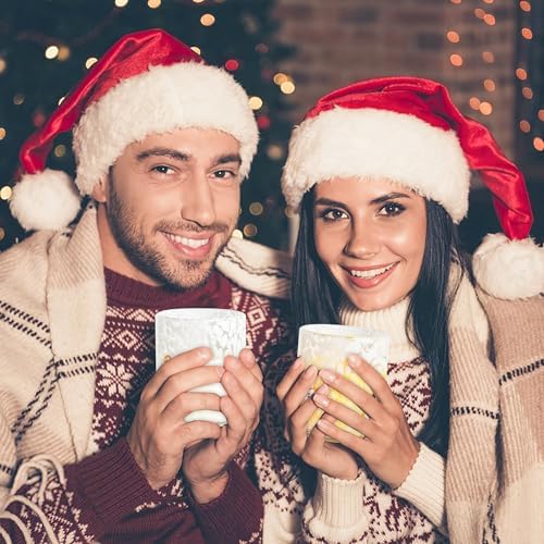 2 Pcs Christmas Icon Glass Cups Set-14 oz Gingerbread Man and Snowman Icon Wine Glasses Double Old Fashioned Icon Hand blown Cocktail Glasses Drinking Cups for Holiday Party Supplies and Lovely Gift