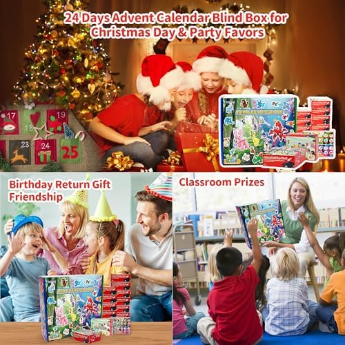 Party Favors for Kids - 24 Pack 72 Kinds of Animals Building Block Toy Stocking Stuffers Classroom Prizes Goodie Bags Easter Gifts Building Set, Christmas Birthday Gift for Boys Girls Ages 6-12+