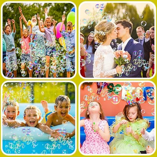 200 PCS Mini Bubble Wands in 10 Colors, Ideal for Birthday Parties, New Year's, Christmas, Valentine's Day, Carnival, Goodie Bag Stuffing, Party Gifts for Kids