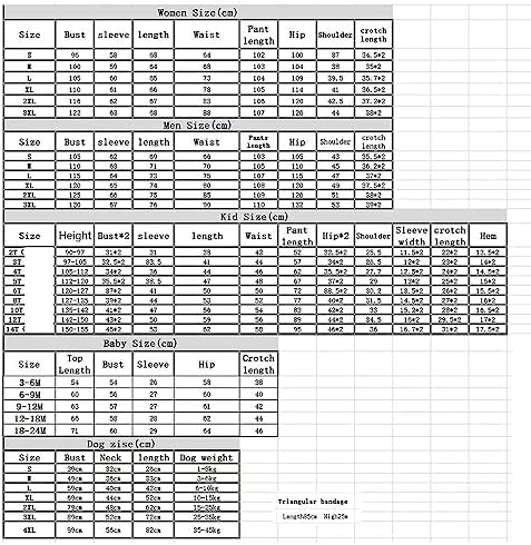 WephuPSho Christmas Family Pajamas Xmas Matching Family Pajama Holiday Pjs Xmas Jammies Sleepwear Set