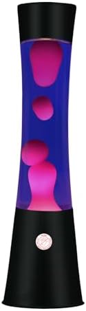 16" Purple Liquid Motion Lamp with White Wax Black Base for Adults and Kids, Large Magma Lamp as Home Office Bedroom Christmas Party Decoration, Mood Lamps for Girls Boys Teens as Night Light