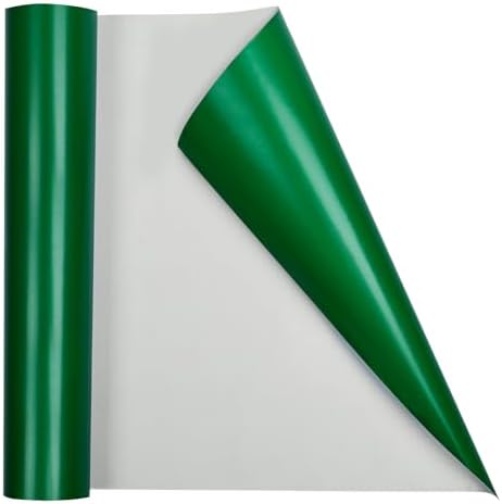 Iioscre Gift Wrapping Paper, Dark Green Wrapping Paper Roll, Matte Metal Solid Color Wrapping Paper for Birthday Christmas Wedding Baby Shower Father's Day Valentine's Day, 17.3 Inch X 32.8 Feet