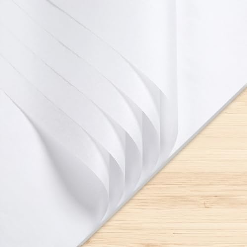 100 Sheets 20"x14" White Wrapping Tissue Paper Bulk for Gift Bags Christmas Weddings Birthday Arts Craft Party Decoration