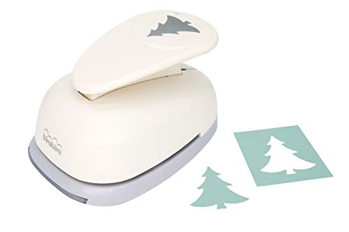 Bira 3 inch Fir Tree, Christmas Tree, Christmas Punch, Lever Action Craft Punch for Paper Crafting Scrapbooking Cards Arts DIY Projects