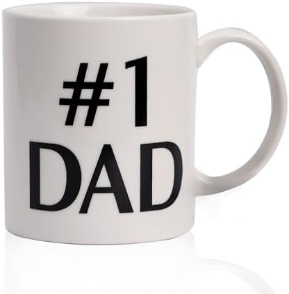 Zenply Best Dada Mug, Dad Coffee Mug, 11 oz, Funny Coffee Mugs Novelty, Dad Christmas Gifts for Father Birthday Presents for Dada Husband Grandpa From Daughter Son Wife, Printed on Both Sides