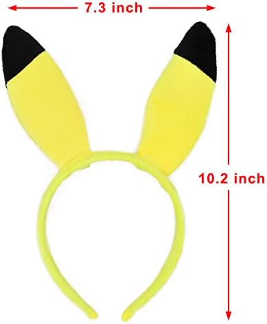 Yellow Cartoon Ears Headband-Halloween Christmas Festival Theme Party Anime Cosplay Costume Headbands