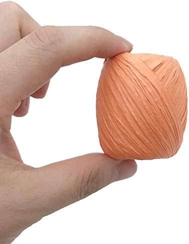 12 Rolls Raffia Ribbon,787 Feet Raffia Twine String for Christmas Valentine's Day Party Gifts Wrapping Florist Bouquets DIY Craft Decoration Weaving,12 Colors