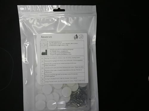 100 Pack Adhesive Removable Transparent Wall Hanger with Hooks, 0.79' Small Disc Sticky Ceiling Hooks for Festival Wedding Halloween Christmas Party Decor