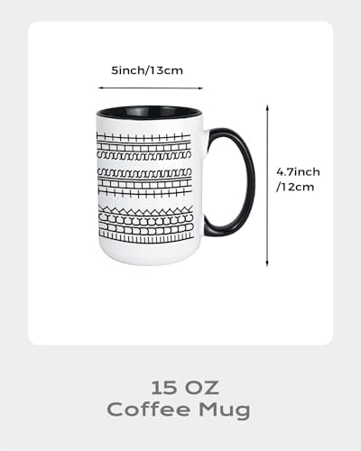 15OZ Funny Hidden Message Coffee Mug, Novelty F This S Ceramic Office Gifts for Coworker & Best Friend & Brother, Unique Cup Gag Gifts for Birthday & Christmas