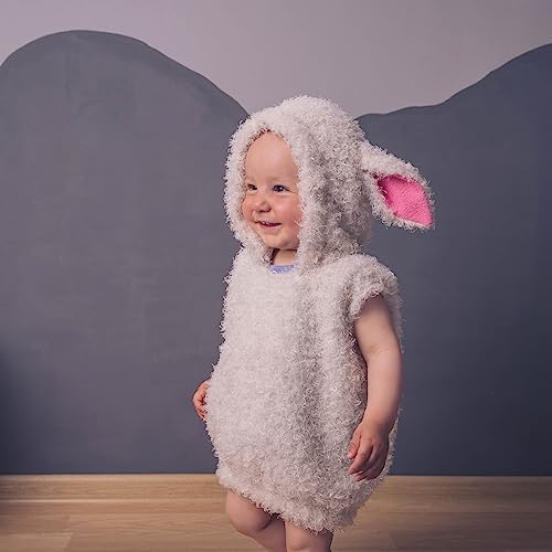 Toddler Baby Boy Girl Animal Costume Cute Sheep Costume Fleece Hooded Vest Halloween Christmas Cosplay Outfit