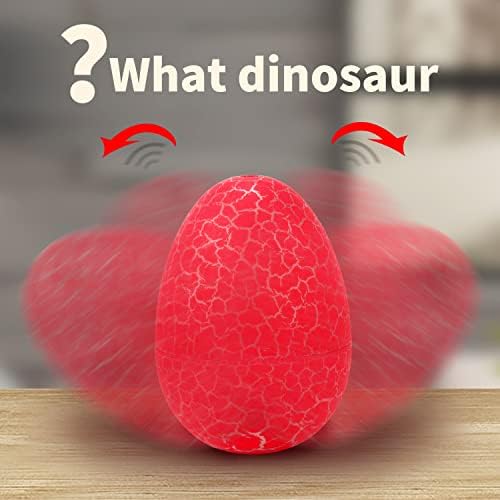 12 Dinosaur Eggs Toys, Surprise Pack with 12 Unique Dinosaur Figures,Goodie Bag Stuffers,Pinata fillers, Easter Eggs dongcoh,Carnival Prizes Treasure Box Christmas Stocking Stuffers Treasure Box
