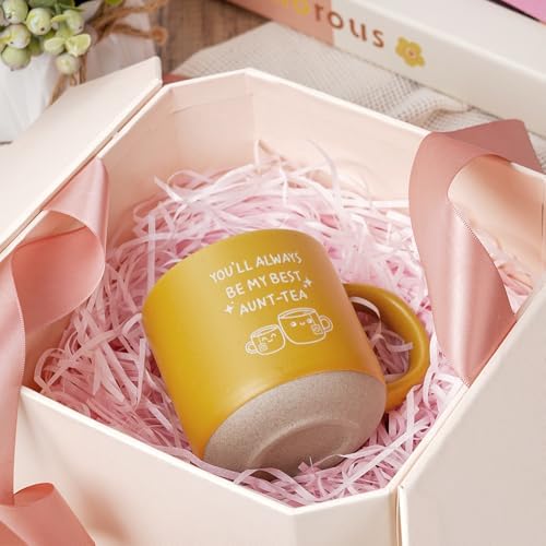 Aunt Gift Ideas Aunt-Tea Mug - Birthday Gifts for Women Auntie Best Ever Gifts Christmas Gift Ceramic Coffee Mug 12.8oz