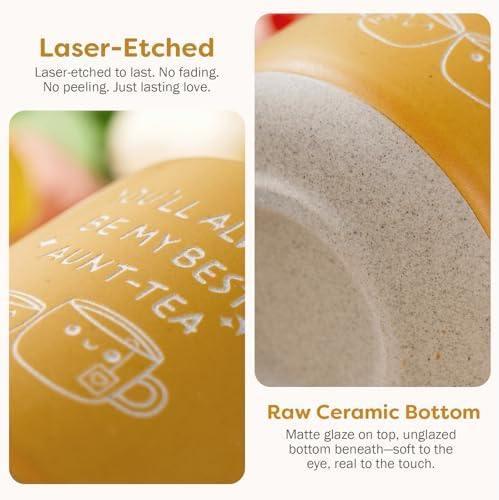 Aunt Gift Ideas Aunt-Tea Mug - Birthday Gifts for Women Auntie Best Ever Gifts Christmas Gift Ceramic Coffee Mug 12.8oz