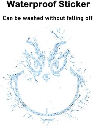 10 Pcs Christmas Face Stickers – Vinyl Transfer Stickers for Crafts, Ornaments, Cups, Jars, and Christmas Balls, Waterproof DIY Face Decals for Party Favors and Holiday Decorations – 2 x 2 in