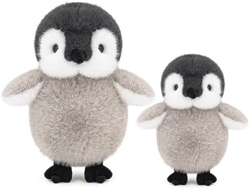 Soft Penguin Plush Stuffed Animals 9" Cute Penguin Stuffed Plushies Pillow Birthday Christmas Valentine's Day Gifts for Kids Girlfriend(Small)