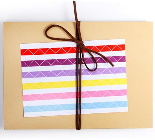 Hacaroa 4 Pack 6 x 8 Inches Accordion Scrapbook Brown Pages, Hardcover Kraft Paper Photo Albums, Stretchable Folding DIY Handmade Adventure Book Gift for Anniversary, Graduation, Christmas