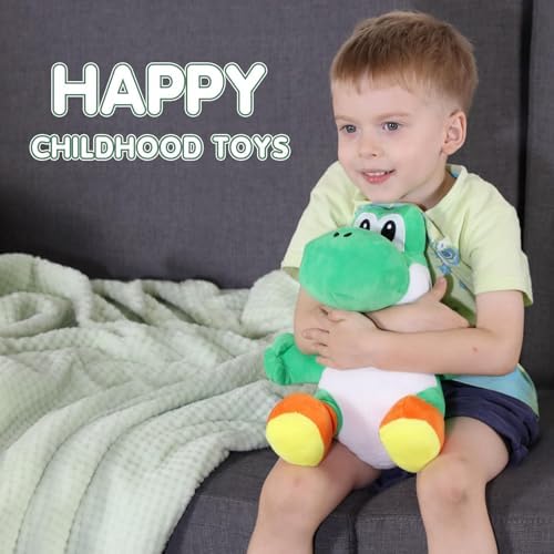 Yoshi Plush Toys, Mario All-Stars Series 13 Inch Green, Ideal for Christmas Birthday and More