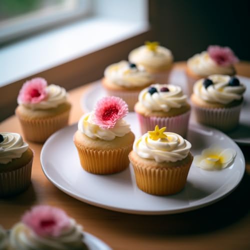 Jumbo Cupcake Liners 300 pcs Natural Muffin Liners No Smell,Food&Grade,Greaseproof Paper Baking Cups, Cupcake Wrappers for Party,Christmas by GoldenBakeryFamily