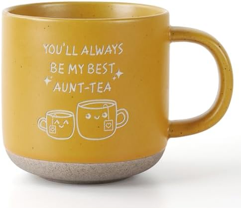 Aunt Gift Ideas Aunt-Tea Mug - Birthday Gifts for Women Auntie Best Ever Gifts Christmas Gift Ceramic Coffee Mug 12.8oz