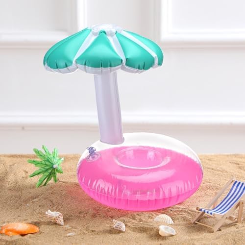 2 Pack Christmas Elf Accessories Beach Elf Clothes Miniature Beach Prop Set Include Chair Swim Ring Sunglasses for Christmas Decoration Accessories