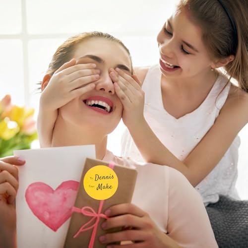 2.5 Inch Halloween to/from Stickers - 315 Pack Christmas Valentine Gift Labels, 9 Colors Easy Remove Circle Stickers Self-Adhesive Blank Seal Labels for Party Favors Marking