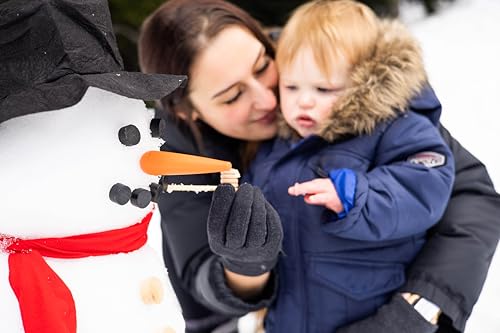 Pearhead Build A Snowman Decorating Kit, A Great DIY Snow Day Craft For Kids, Holiday Decorations for Kids, Snowman Pieces Kit, Christmas Gifts For Kids