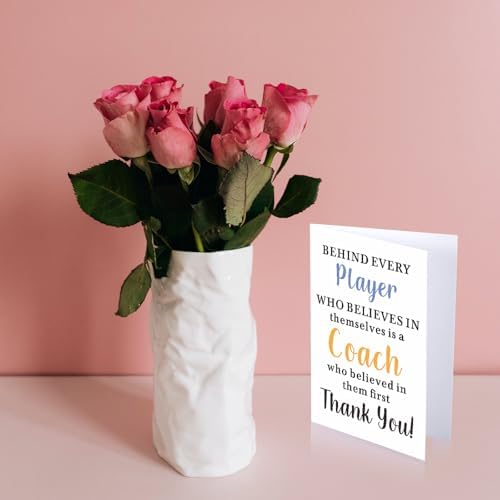 Coach Thank You Cards Coach Gifts for Men Women Soccer Coach Thank You Cards Bulk Baseball Coach Appreciation Gifts for Volleyball Football Coach Cheer Coach Christmas Stocking Stuffers Valentines