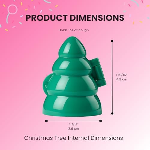 The Original My Little Cakepop Pro Cake Pop Mold since 2010. Christmas Tree Shaped. Injection Molded with ABS Food Grade BPA Free Plastic. Hygienic and strong. Use for Cake Pops, Play Dough, and More.