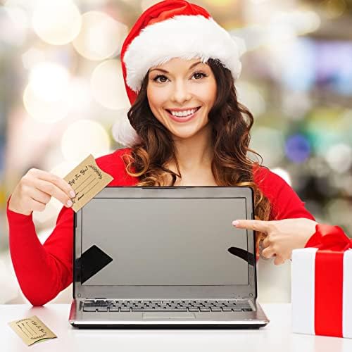 Yinder 600 Pcs Gift Card Envelopes Bulk Thank You Gift Card Sleeves Appreciation Mini Money Cash Envelopes for Blank Hotel Credit Protector for Christmas Party Business, 3. 54 x 2. 36 Inches(Brown)