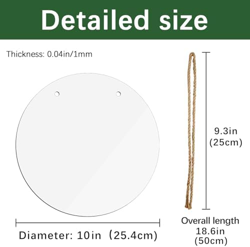 10 pcs metal sublimation door hanger blanks,10 inch circle Unfinished Blank Sign Door Hanger,sublimation ornament blanks decorative door hanger，halloween decoration Christmas decorations