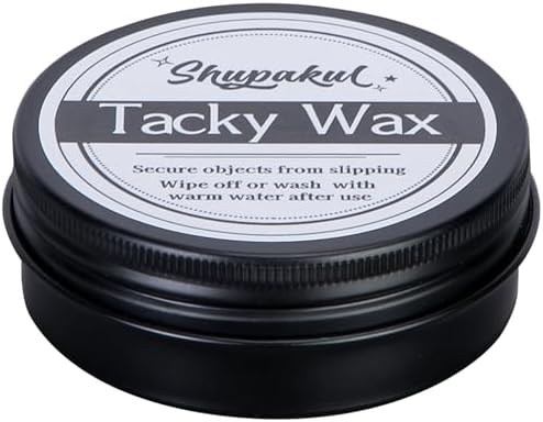 2.1oz Tacky Wax,Tacky Wax Adhesive Sticky Putty,Removable Exhibit Waxs for Christmas Village Landscape Securing Small Items