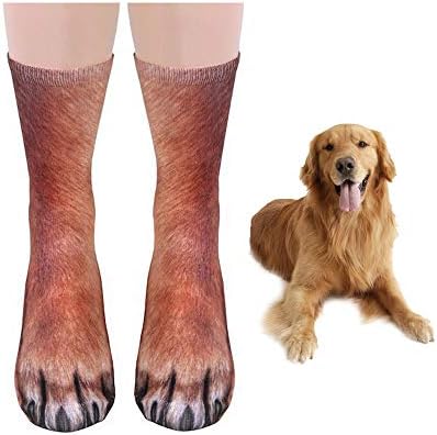 White Elephant Gifts for Adults-Animal Paw Socks Christmas Gifts Stocking Stuffers for Women Men Teens