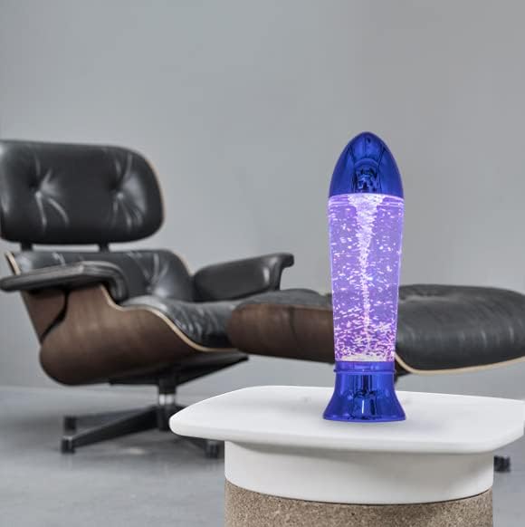 YAKii 10.5" Tornado Lamp LED Color Changing,Tornado Maker Science Toy, Battery/USB Cable Operated,Christmas Day Decoration Blue