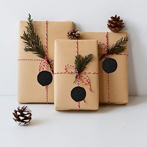 102 Pieces Octagon Wax Seal Beads, Premium Black Sealing Wax Beads for Letters and Certificates, Valentine’s Day Cards, Wedding Invitations, Wine Package, Gift Wrapping, Christmas Card