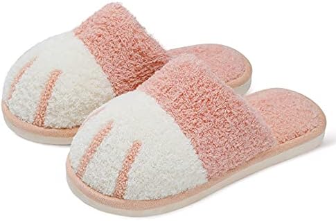 SINNO Cute Animal Slippers for Women Indoor Outdoor Memory Foam House Slipper Soft Warm Cozy Fuzzy Bedroom Non-Slip Shoes Christmas Gift ladies