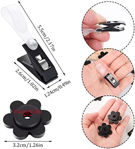 10 Pcs Garden Flag Rubber Stoppers and Anti-Wind Garden Flag Clips, Rubber Garden Flag Stoppers Holder Flag Stops Clips for Christmas Garden Yard Flag Pole Stand