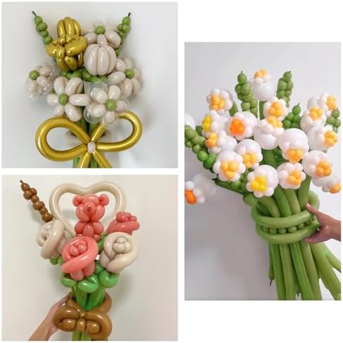 100Pcs 260 Balloons Brown Long Balloons for Balloon Garland Thickening Skinny Latex Twisting Balloon, Brown long balloons for tying Animals Modeling Christmas Birthday Party Decorations. (Cocoa)