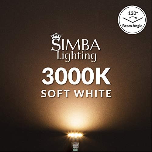 Simba Lighting LED MR11 Flood Light Bulbs (10 Pack) 12V 3W 20W Halogen Replacement 2-Pin 240lm for Landscape, Accent, Track Lights, and Christmas Tree Fiber Optics, GU4 Bi-Pin Base, 3000K Soft White
