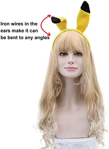 Yellow Cartoon Ears Headband-Halloween Christmas Festival Theme Party Anime Cosplay Costume Headbands