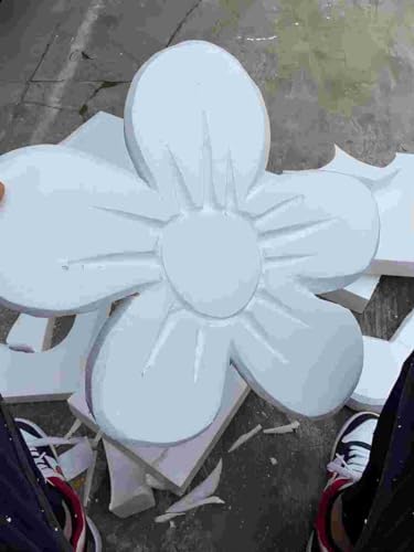 Crafare 6 Inch Round Foam Circles for Crafts 20 Pack 1 Inch Thick Polystyrene Round Discs White for Wedding Holiday Christmas Crafts Making and School Projects DIY